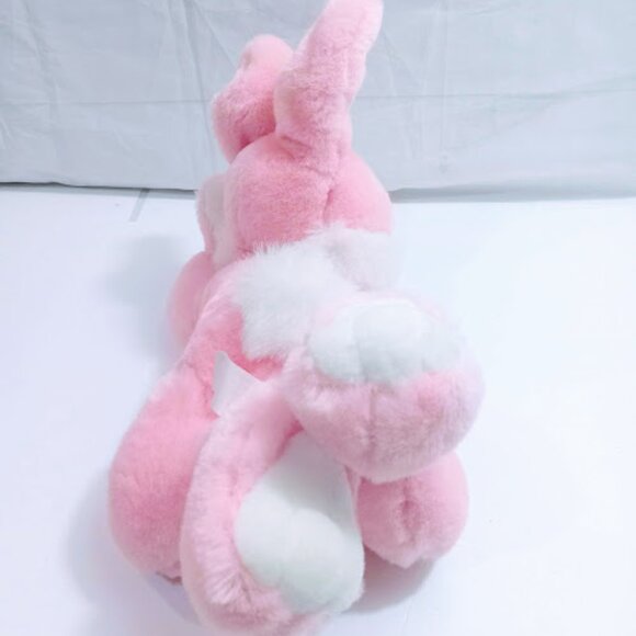 Pink white 16-inch bunny rabbit Easter plush Stuffed Animal - Picture 5 of 7